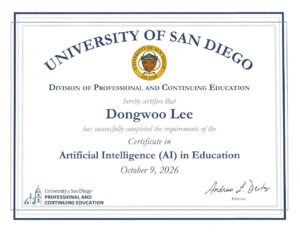 Read more about the article Ethics, Governance, and Innovation: Completing USD’s AI in Education Certificate
